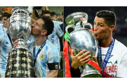 初優勝のメッシ、宿敵ロナウドとの「奇跡的すぎる一致」がすごい 画像