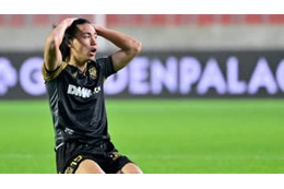 林大地、主審にチャンスを潰される…主審は自分のミスに頭抱える 画像