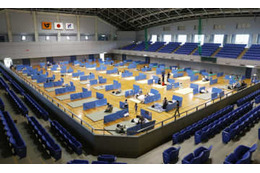 避難所定員、半減が4割 画像