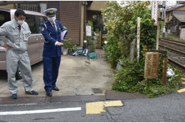 現場の点字ブロック1枚なし 画像