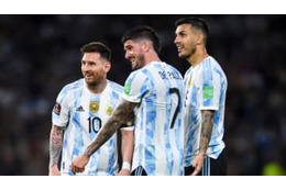 「自分よりもメッシ先輩のためにW杯で優勝したい」アルゼンチン代表MFが宣言 画像