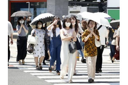 埼玉や静岡で39度超 画像