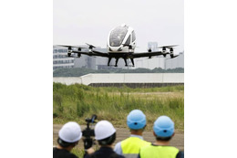 空飛ぶクルマ、試験飛行 画像