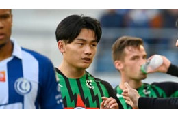 上田綺世、ベルギーで2ゴール！「超トラップターン」も話題に(動画あり) 画像