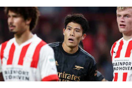 冨安健洋、ガクポとの“再戦”でガクリ…アーセナル、「今季最悪」でPSVに敗北 画像