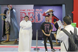 日本の人気アニメ、サウジに集合 画像