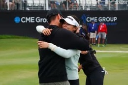 「このあと新婦になるのがうれしい」リディア・コが女王戴冠　フィアンセと10秒の熱いハグで涙 画像