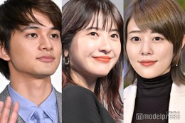 北村匠海＆吉高由里子「星降る夜に」カメオ出演・高畑充希と3ショット公開“絵文字”に注目集まる「にじいろカルテ思い出す」 画像