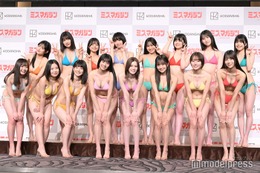 「ミスマガジン2023」ベスト16、ビキニ姿でお披露目 “日本一のサークル美女”井手美希＆「今日好き」千葉祐夕ら 画像