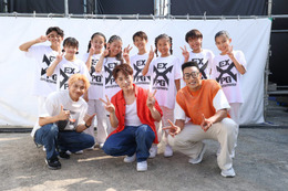 “EXILE B HAPPY”EXILE TETSUYA・小森隼・関口メンディー、静岡の夏まつりに登場 約3千人の観客前にパフォーマンス＜EXILE TETSUYA with EXPG＞ 画像