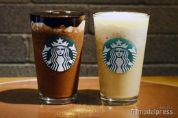 スタバ「オペラ フラペチーノ」「ホワイト オペラ フラペチーノ」試飲レポ　甘党歓喜のミルキーな“白オペラ”初登場 画像