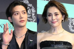 米倉涼子、人気俳優ロウンと韓国語で会話 2ショットに「いつか共演してほしい」「スタイル良すぎ」と反響 画像