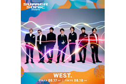 WEST.「SUMMER SONIC 2024」出演決定 東京＆大阪両公演メインステージに登場 画像