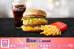 マクドナルドの復刻してほしいメニュートップ10【モデルプレス国民的推しランキング】 画像