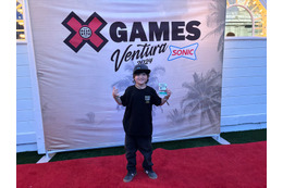 9歳のスケーター・河上恵蒔「X Games VENTURA 2024」男子史上最年少出場で高難易度トリック成功 画像