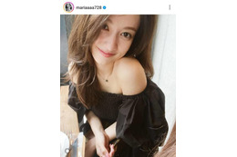 「セクシーだね」谷まりあ、美肩大胆見せのオフショルSHOTをファン称賛「めっちゃ可愛い」 画像