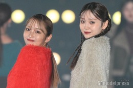 ねお＆野咲美優姉妹、お揃いコーデが可愛い 秋先取りの仲良しランウェイ【関西コレクション 2024 A／W】 画像