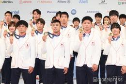 【パリ五輪】TEAM JAPAN帰国会見開催 メダリスト65人集結「勇気を与えられる姿だった」 画像