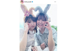 工藤美桜、超ときめき宣伝部・辻野かなみとのディズニーSHOTにファン悶絶「最上級にかわいい」「笑顔最高」 画像