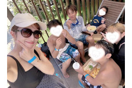 「最高か 涙」辻希美、プール付きホテル＆沖縄の海を楽しんだ旅行SHOT公開「子ども達1人1人の成長を物凄く感じます」 画像