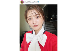 「可愛さがえぐい」石川梨華、レディな魅力あふれる秋服SHOTに反響「ほんまに美人過ぎる」「めちゃくちゃ素敵」 画像