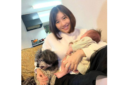 第1子出産の西野未姫、娘＆愛犬とパシャリ！育児に奮闘する日々も明かす「自分の時間がなくなるって本当なんだと実感」 画像