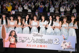 ME:I、舞台挨拶で生歌唱 楽曲に込めた思い「オーディション中の自分と重ねながら」 【モアナと伝説の海２】 画像