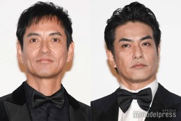 沢村一樹＆北村一輝「カズキとイッキ」念願の自撮り公開「お顔も名前も似てる」「色気が半端ない」の声