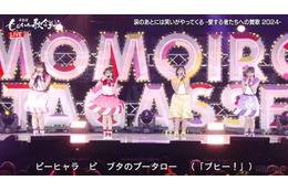 ももいろクローバーZ、TARAKOさん追悼で「おどるポンポコリン」披露【第8回ももいろ歌合戦】 画像