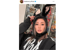 倖田來未、ウサ耳帽子を被ったオフSHOTにファン歓喜「ちょっと可愛すぎるよ」「破壊力やばば」