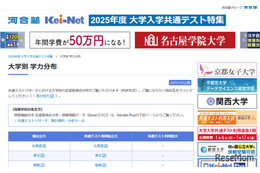 【共通テスト2025】河合塾「大学別学力分布」公開…東大（理三）ボーダー930点など