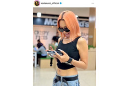 「スタイル良すぎ」倖田來未、美くびれ披露のデニムSHOTにファンうっとり「絵になる！」
