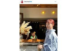 伊藤千晃、7歳息子とカフェタイム！近況SHOTに反響「素敵です」「可愛い」