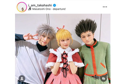 高橋愛、舞台『H×H』完走！“大好きな弟子”との笑顔SHOTに反響「ビスケそのもの」「最高でした」 画像