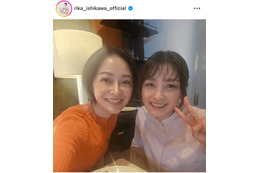 石川梨華、“モー娘。の先輩”市井紗耶香と楽しくランチ「またお会いする約束もしたの」