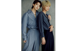 M!LK山中柔太朗＆曽野舜太、“ボッテガ・ヴェネタ”エレガントなコレクション着こなす「andBOY」登場 画像