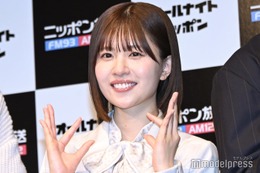 日向坂46松田好花、富田鈴花の卒業セレモニーを回顧「朝起きたら目が腫れてて」 画像
