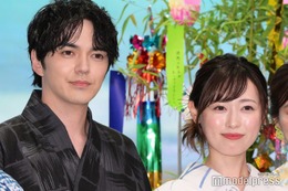 福原遥、爽やか浴衣姿で登場 林遣都が座長ぶり絶賛「士気の高さが溢れ出ている」【明日はもっと、いい日になる】