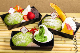 大阪に抹茶グルメ専門店「茶屋 しずく」ふわもち食感の名物“ふかしパウン”やソフトクリーム提供 画像