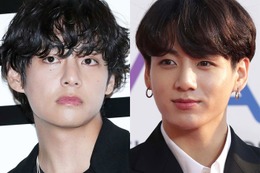BTS・V、ジョングクの膝上で密着 上裸のジミンも公開で「貴重」「破壊力すごい」と注目集まる