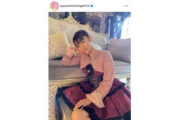 芸能界引退間近の道重さゆみ、ラブリーなピンク衣装SHOTにファン悶絶「目が幸せ」「可愛すぎる」