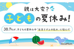 約4割の親が悩む「夏休みの生活リズム崩壊」その解決策とは