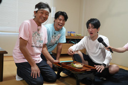 城島茂＆SixTONES森本慎太郎、チャリティーランナー・SUPER EIGHT横山裕にサプライズで“差し入れ”「めっちゃうまい」【24時間テレビ48】 画像