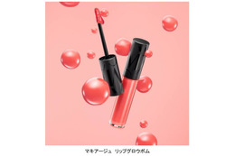マキアージュ、”ツヤがあふれて持続”リップティント「リップグロウボム」誕生 画像