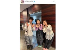 藤本美貴、夫・庄司＆横澤夏子との笑顔SHOTを公開「仕事終わりに会いにきてくれた」 画像