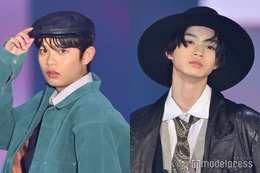 「国宝」子役コンビが揃ってランウェイ登場 黒川想矢＆越山敬達に歓声【ガルアワ2025AW】 画像