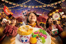 USJ、クリスマス彩る限定フード＆グッズ公開 ハローキティやスヌーピーがモチーフのキャラメニューも 画像