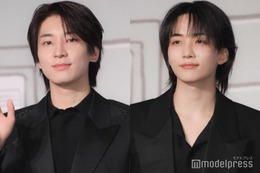 兵役中・SEVENTEENジョンハン＆ウォヌ、授賞式に出席 スーツ姿の最新ショットに「ビジュが仕上がりすぎ」「誇らしい」の声 画像