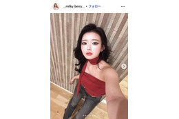 「今日好き」雨宮未苺（みるき）美脚見せディズニーコーデ披露「スタイル良すぎ」「可愛い」の声 画像