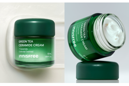 INNISFREE、この冬限定の「グリーンティー セラミド バリア クリーム セット」を数量限定発売 画像